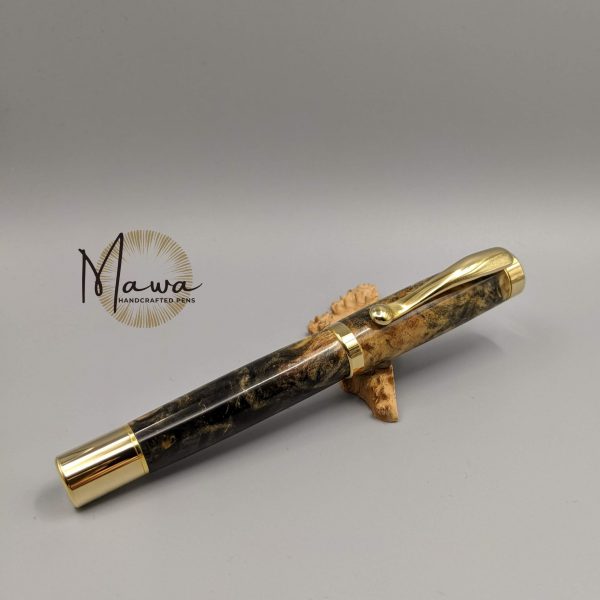 Stunning Buckeye Burl Rollerball Pen - Image 5