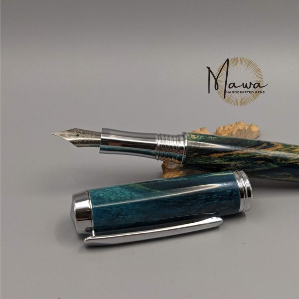 Beautiful Handmade Blue Fountain Pen