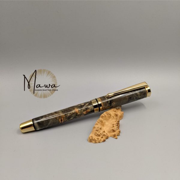 Elegant Grey Rollerball Pen - Image 4