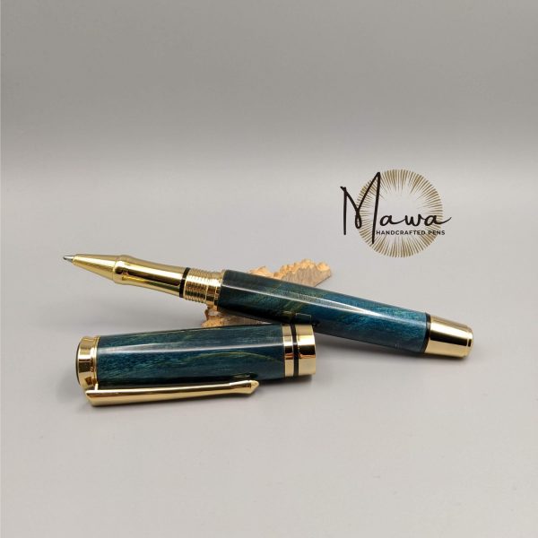 Elegant Blue Rollerball Pen