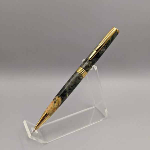 Unique Dark Grey Slimline Pen - Image 3