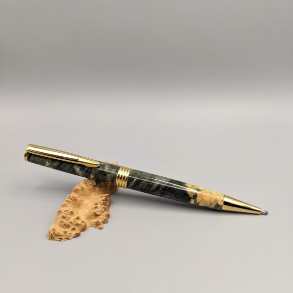 Unique Dark Grey Slimline Pen - Image 4