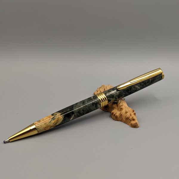 Unique Dark Grey Slimline Pen - Image 5