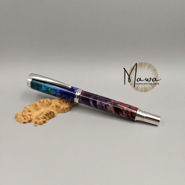 Rainbow Fountain Pen - Rhodium - Image 2