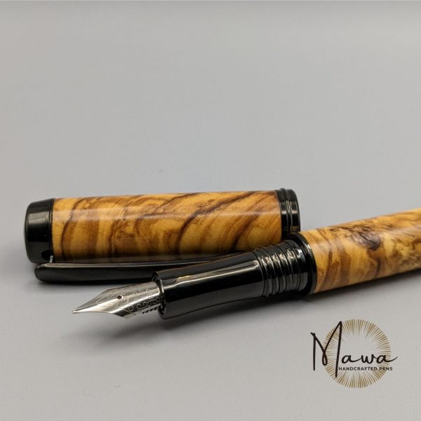 Classic Olive Fountain Pen-Black - Image 3