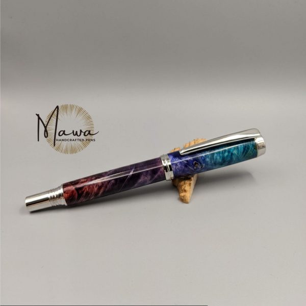 Rainbow Fountain Pen - Rhodium - Image 3