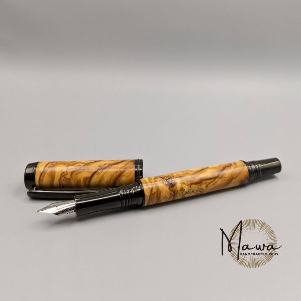 Classic Olive Fountain Pen-Black