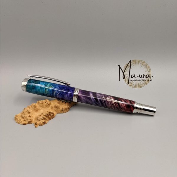 Rainbow Fountain Pen - Rhodium