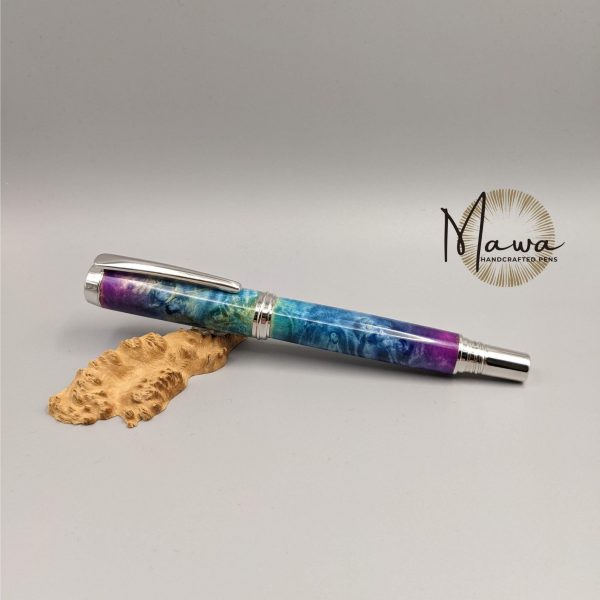 Stunning Turquoise Fountain Pen - Image 2