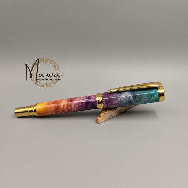 Full Rainbow Fountain Pen - Gold