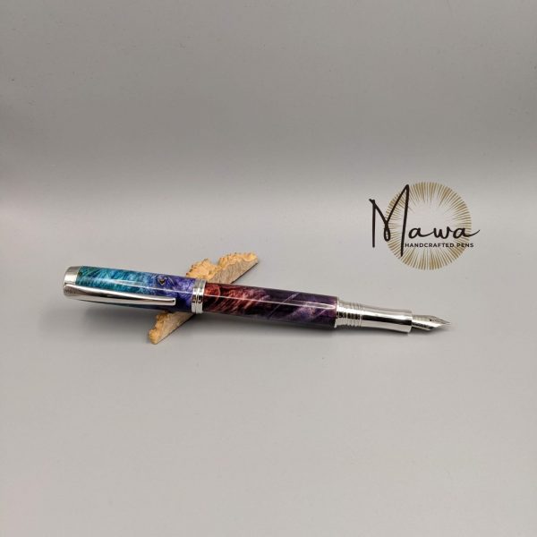 Rainbow Fountain Pen - Rhodium - Image 6
