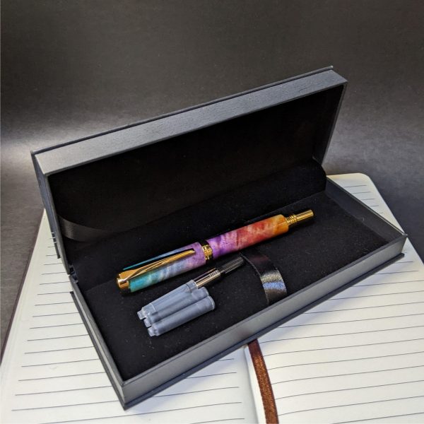 Full Rainbow Fountain Pen - Gold - Image 6