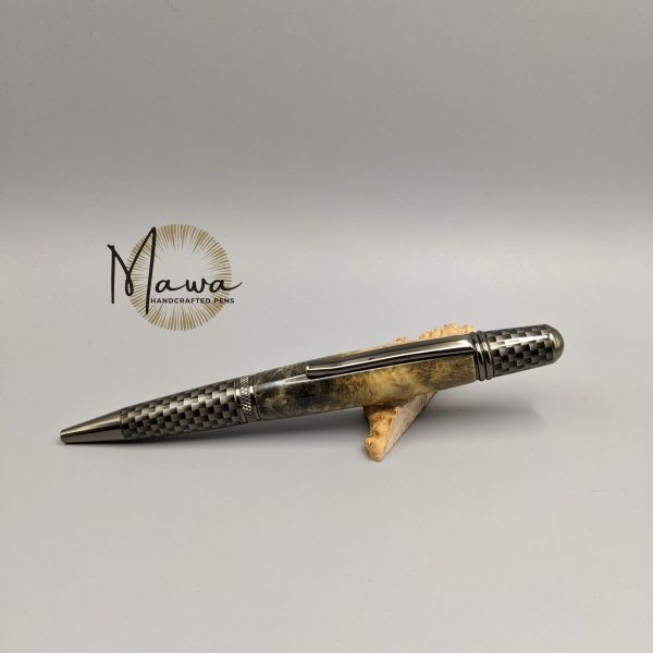 Buckeye & Carbon Fiber Ballpoint Pen - Image 2