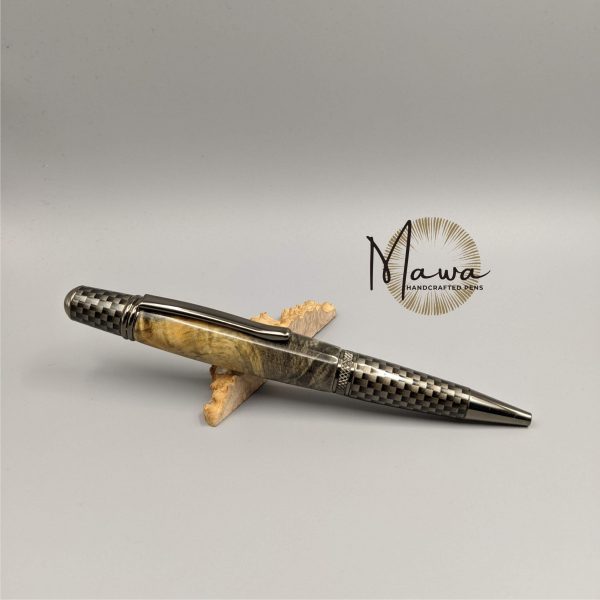 Buckeye & Carbon Fiber Ballpoint Pen