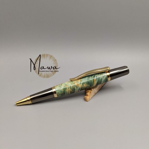 Gorgeous Green Maple Burl Ballpoint
