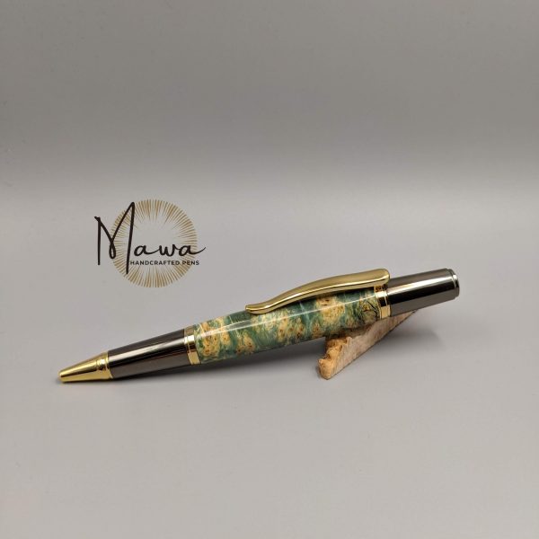 Beautiful Green Maple Burl Ballpoint - Image 2